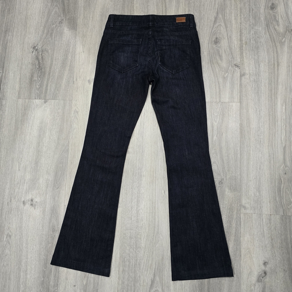 PAIGE Dark Indigo Flare Jeans - Picture 3 of 9